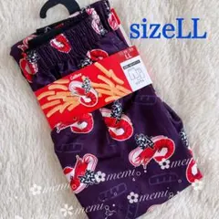 【size LL】Calbeeかっぱえびせんメンズステテコパンツ ダークパープル