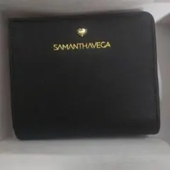 SAMANTHAVEGA 二つ折り財布 ブラック　サマンサベガのサムネイル