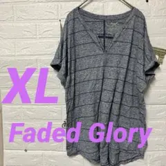 Faded Glory ストライプTシャツ 【XL】