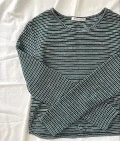 ユナイテッドアローズ　コットン100％　ボーダー　長袖カットソー