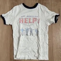 【 Wranglar 】ラングラー ブラックデニム リンガーTシャツ　ビートルズ