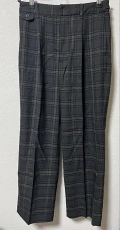 新品ダグ付き niko and...，ツイルストレートチェックパンツ