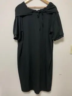 肩リボンワンピース　4L