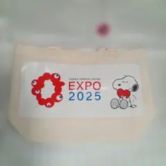 【折らずに発送】万博　スヌーピー ランチバッグ ミャクミャク ハート