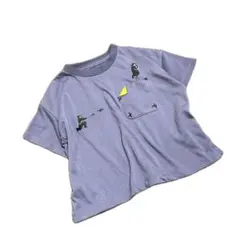 Graniph 忍者 設計T恤 90公分 紫色 兒童服飾 短袖 男童