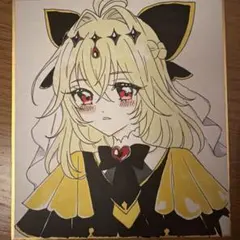 名探偵プリキュア キュアアルカナ・シャドウ のファンアート色紙
