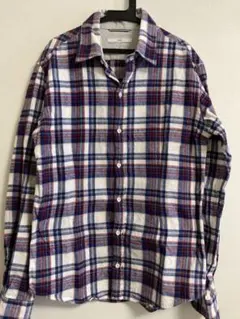 SHIPSコットンフランネルカジュアルチェックシャツ Sサイズ