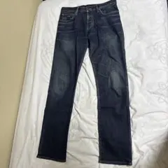 スリムフィット ダークブルーデニム