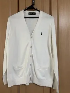 お値下げ　EAST BOY ホワイト カーディガン11号　クリーニング済み