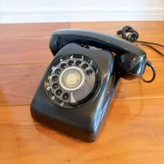 【光回線対応】黒電話 601-A2 動作品 新品端子付 ダイヤル式 即使用可 光回線対応】黒電話 601-A2 動作品 新品端子付 ダイヤル式 即使用可