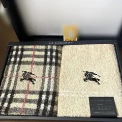 BURBERRY タオルセット チェック柄 2枚入り - メルカリ