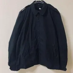 アメリカ軍　ミリタリジャケット　撥水　ライナー付　短丈　黒　42S