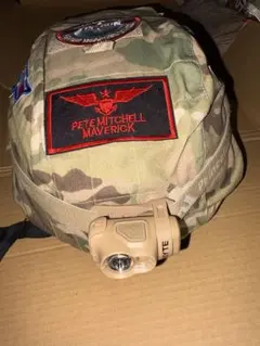 米軍流失品 ヘルメットタクティカル ヘルメットカバー デジタル迷彩 パッチ付 米軍流失品 ヘルメットタクティカル ヘルメットカバー デジタル迷彩