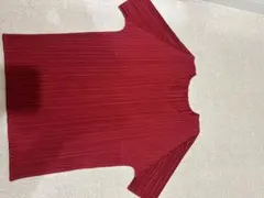 pleats please半袖カットソー ボルドーのサムネイル