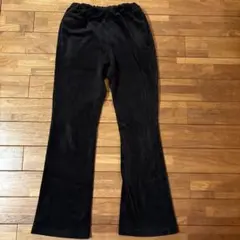 GU コーデュロイ ブラック ロングパンツ 150cm