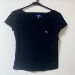 バーバリーブルーレーベル★シンプルブラックTシャツ