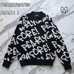 美品 パーリーゲイツ 近年 カシミヤ 蓄熱裏地 スニード ニット