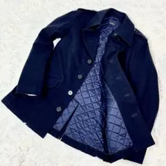 【美品】ポールスミス ウール カシミヤ混 中綿 ジャケット ピーコート 黒 L