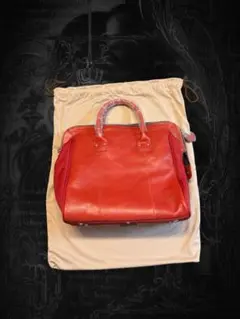 非売品 美品 髭　HIGE BAG ハーヴェストレーベル　レザーバック