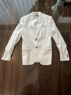 ZARA MAN ホワイト ブレザー