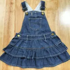 デニムフリルサロペット GAP 80cm