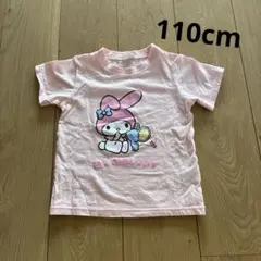 マイメロディーTシャツ ピンク 綿100 /アカチャンホンポ/ 110cmのサムネイル