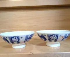 ドラえもん 子ども用茶碗 陶器製　茶碗2つ