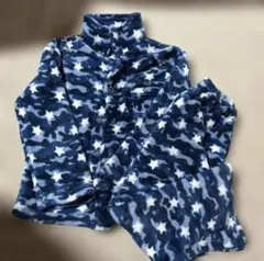 星柄フリースパジャマ上下セット