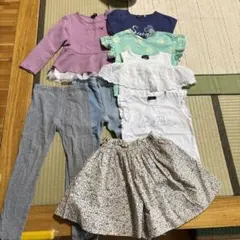 全てべべ　女の子　まとめ売り　100〜120 (レギンスのみ難あり)