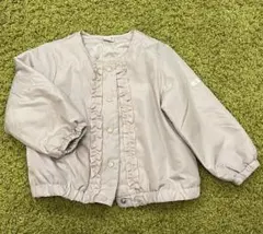 プティマイン　薄ピンクフリル付きジャケット