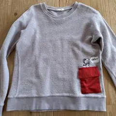 PEANUTS スヌーピー グレー トレーナー