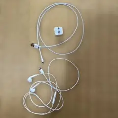 iPhone 充電ケーブル純正 Lightningもどきイヤフォンセット