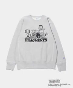 完売品 PEANUTS FRAGMENT 藤原ヒロシ Sweat グレー XLのサムネイル