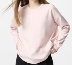 UNIQLO エアリズムコットンT ピンク