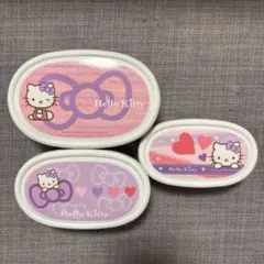 ハローキティ　ランチケース3点セット　入れ子式