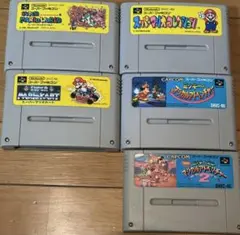 スーパーファミコン ソフト　まとめ売り　マリオ　ミッキー
