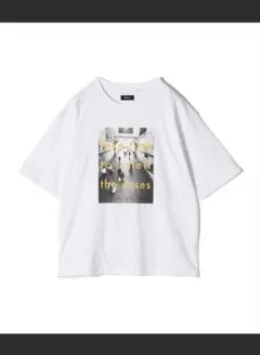ZOZO限定 SHIPS.me プリントフォトTシャツオーバーサイズ Sのサムネイル