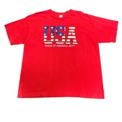 USA 製　ロゴプリントTシャツ　ヘビーウェイト　古着8Sd