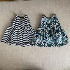 UNIQLO ベビー ワンピース 80cm 2枚セット