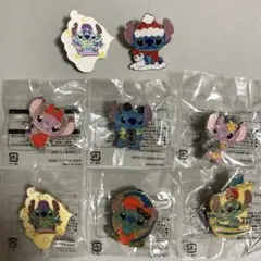 ディズニーパーク限定　スティッチ 非売品　ピンバッジ　8個