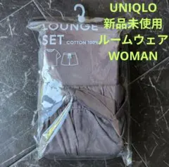 ⭐UNIQLO　ラウンジセット（半袖＆ショートパンツ）LL WOMAN　グレーのサムネイル