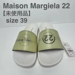 【未使用品】メゾン マルジェラ ホログラム カレンダーロゴ サンダル 39のサムネイル