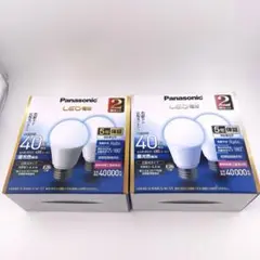値下げ中⭐️Panasonic⭐️LED電球　40形相当昼光色4個です！　E26口金