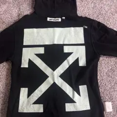 OFF-WHITE パーカー ブラック サイズM
