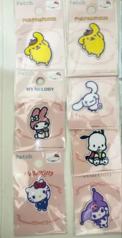 サンリオキャラクターワッペン7つセット