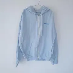 80s 90s ellesse ロゴ刺繍 ジップ シャツ パーカー フーディ