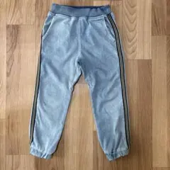 【ブランシェス】ラインデニムパンツ　ブルー　110cm