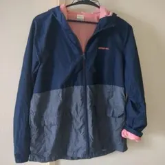 【レディースМ】adidas neo フルジップジャケット ネイビー/ピンク