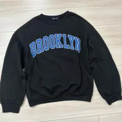 シーイン　SHEIN 裏起毛　トレーナー　Brooklyn