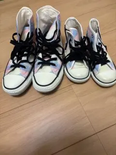 コンバース ハイカットシューズ セット 大小　エックスガール　親子ペア